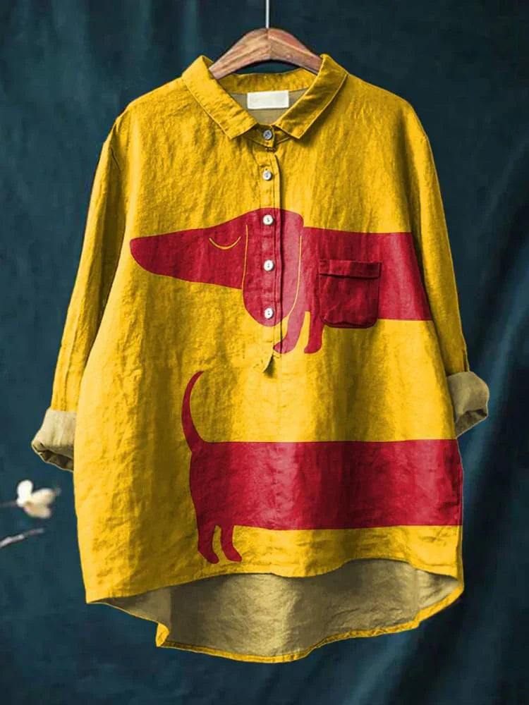 Kayla | Playful Dachshund Shirt