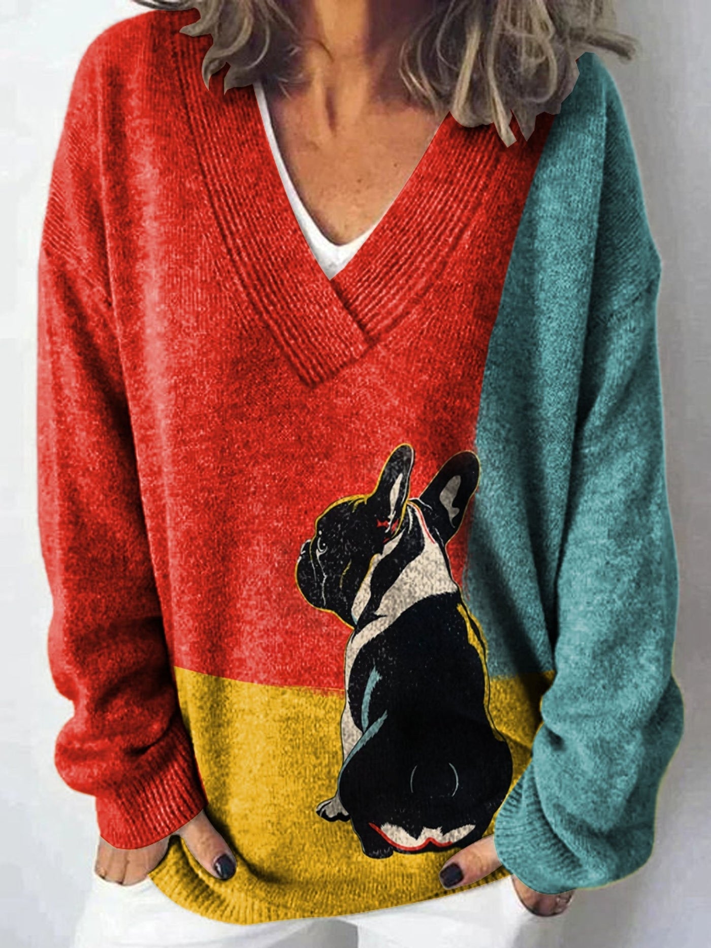 Guinevere | Frenchie Fun Sweater