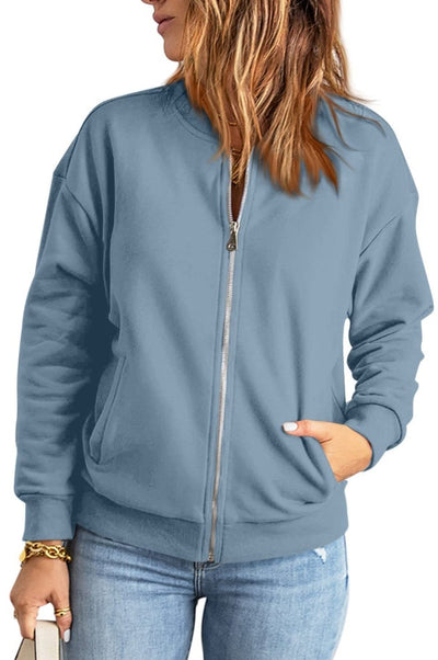 Luciana | Suede Bomber Jacket