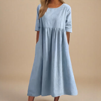 Delilah | Flowing Cotton Dress