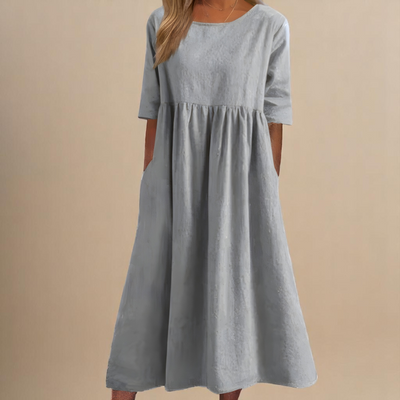 Delilah | Flowing Cotton Dress