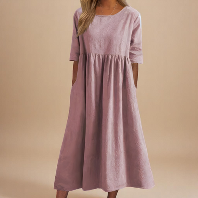 Delilah | Flowing Cotton Dress
