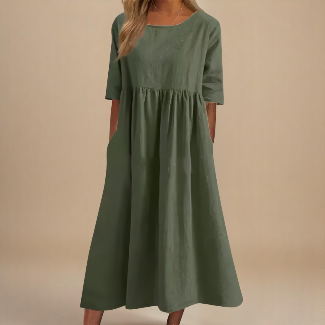 Delilah | Flowing Cotton Dress