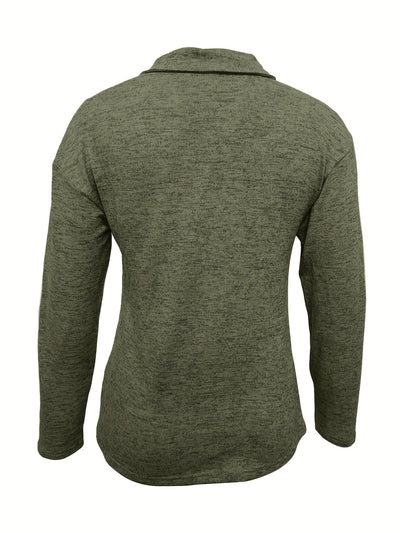 Lara | Zip Collar Knit Sweater