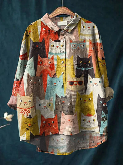 Denise | Colourful Dogs Shirt
