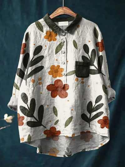 Lacey | Artistic Floral Shirt