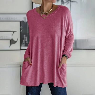 Sabrina | Relaxed Pocket Knit Sweater