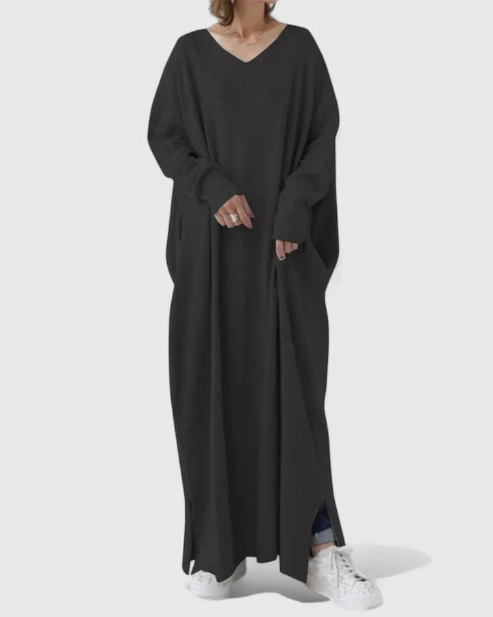 Phoebe | Relaxed long sweater dress
