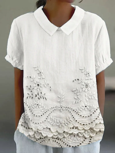 Isabella | Delicate Embroidered Shirt