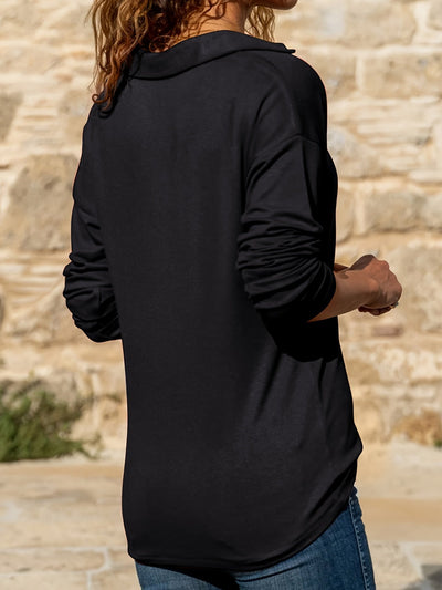 Lara | Zip Collar Knit Sweater