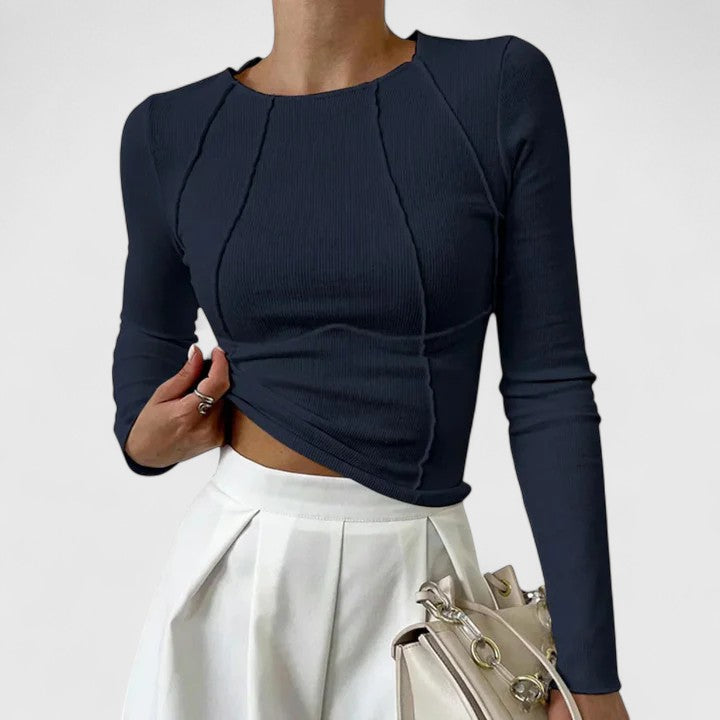 Eliza | Sleek Long Sleeve Sweater