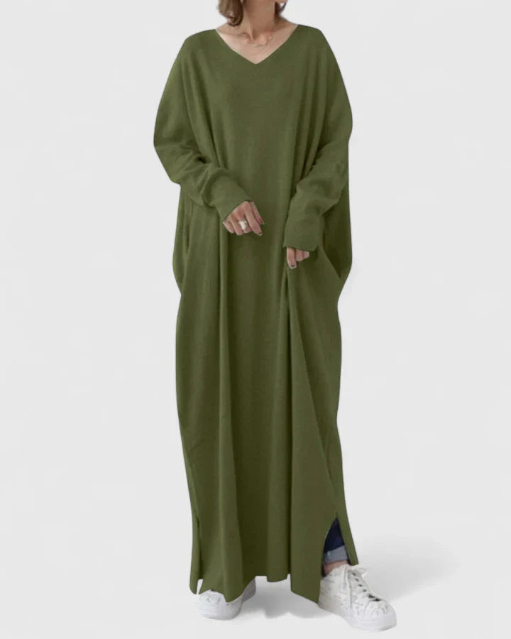 Phoebe | Relaxed long sweater dress