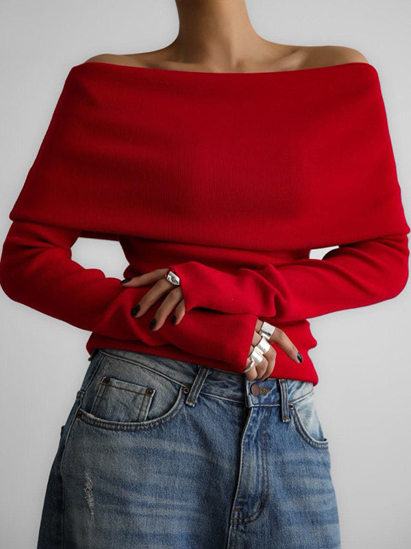 Erica | Off-Shoulder Elegance Sweater