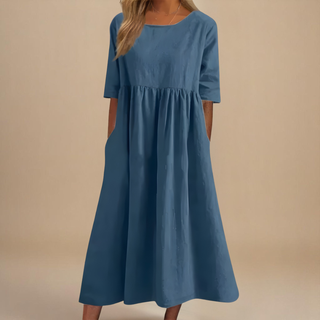 Delilah | Flowing Cotton Dress