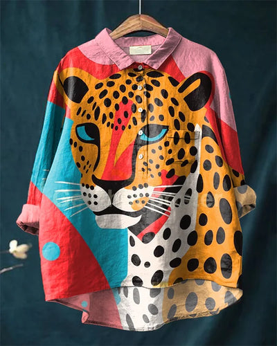 Addison | Bold Leopard Shirt