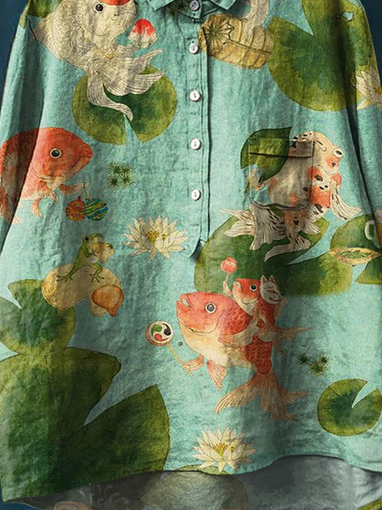Presley | Koi Pond Shirt