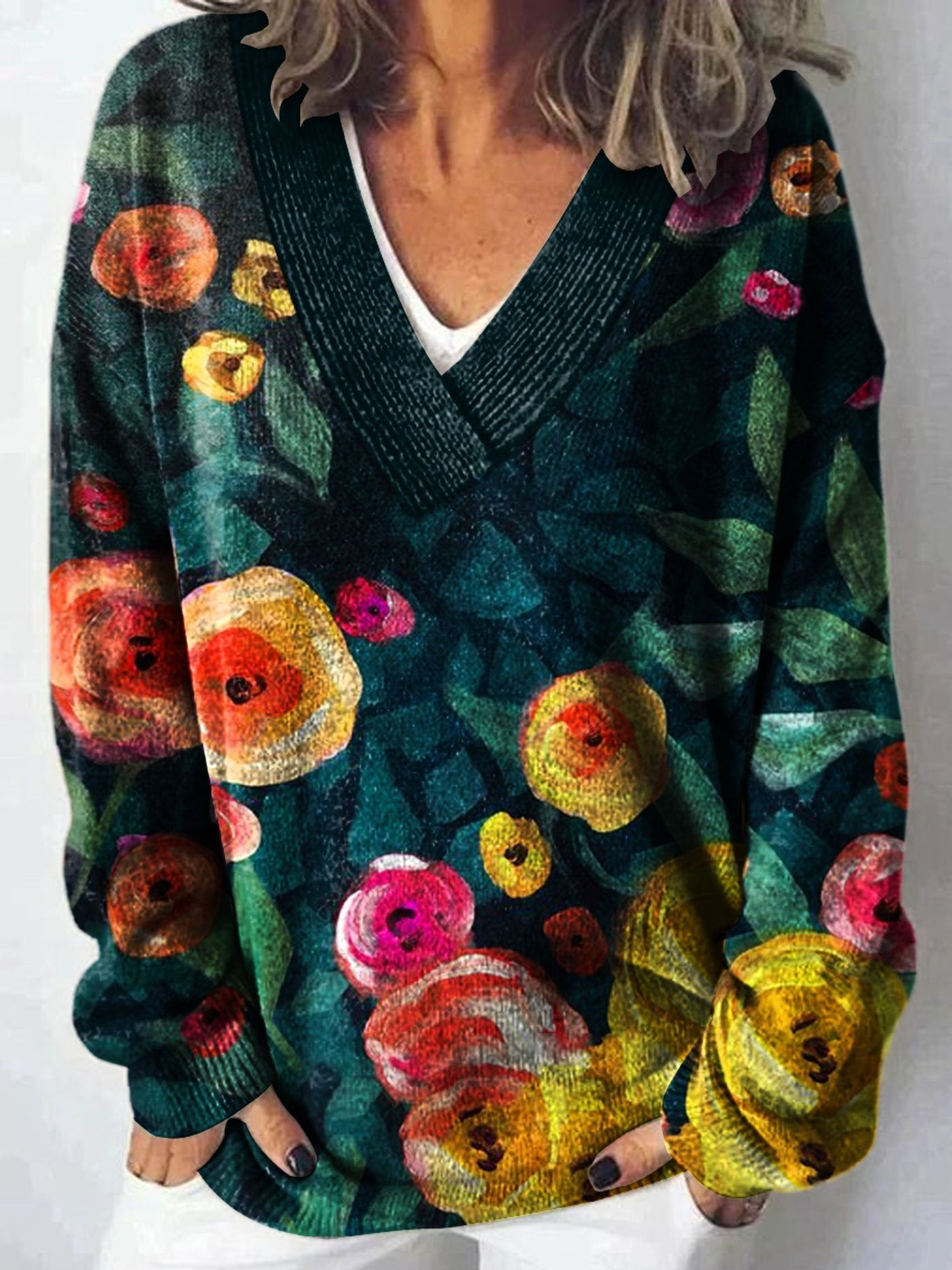 Gillian | Floral Bliss Sweater