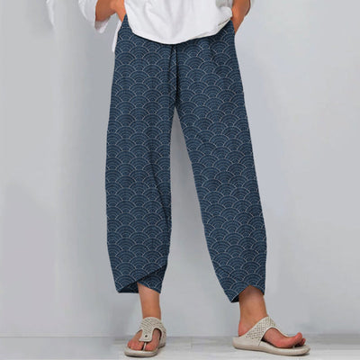 Isabella  | Indigo Wave Pants