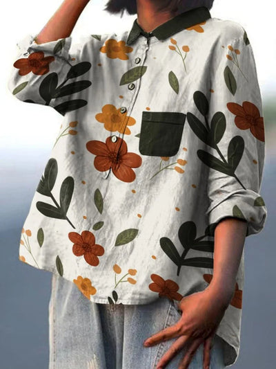 Lacey | Artistic Floral Shirt