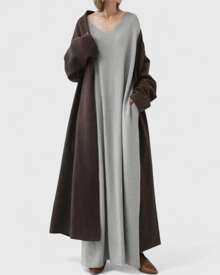 Phoebe | Relaxed long sweater dress