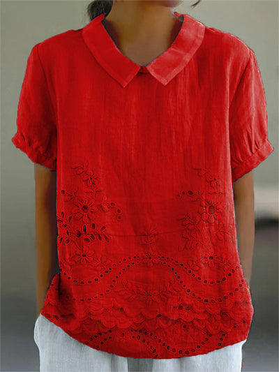 Isabella | Delicate Embroidered Shirt