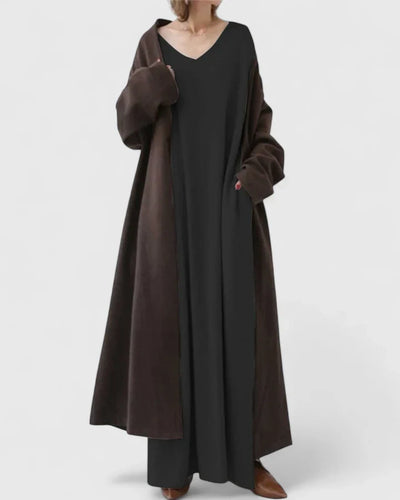 Phoebe | Relaxed long sweater dress