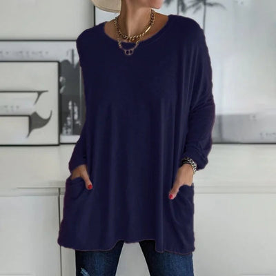 Sabrina | Relaxed Pocket Knit Sweater