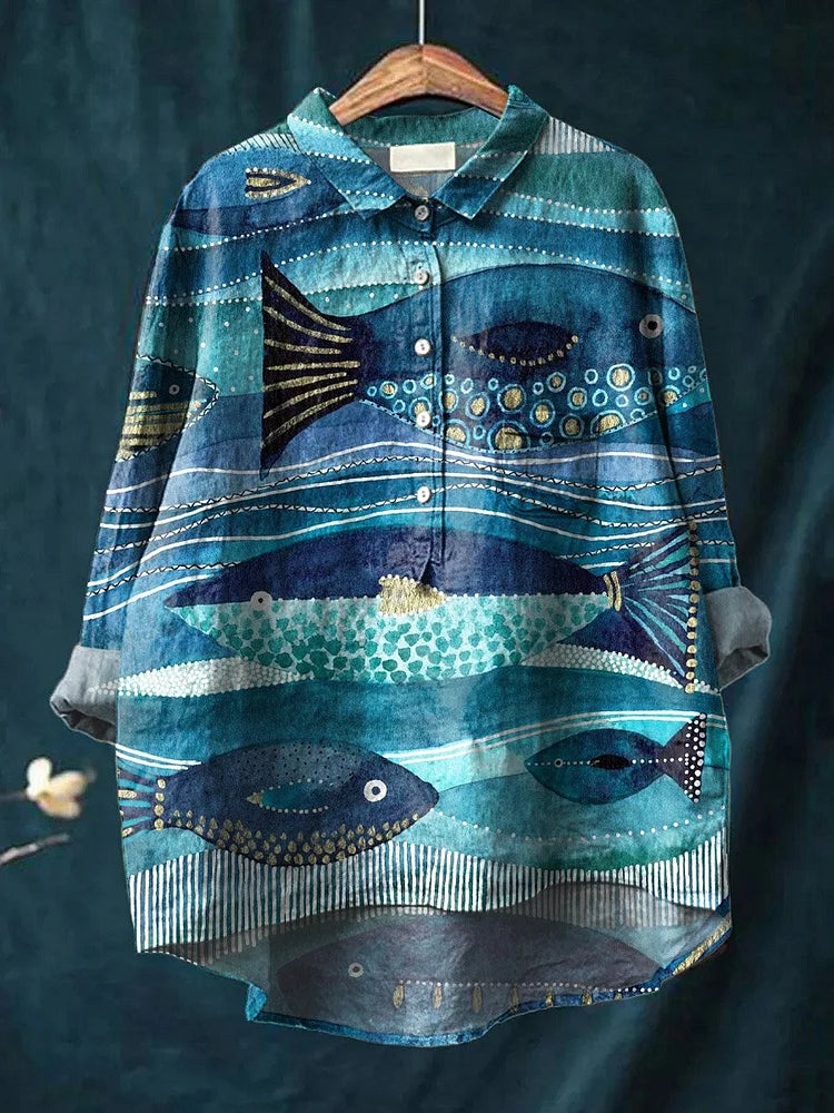 Denise | Colourful Dogs Shirt