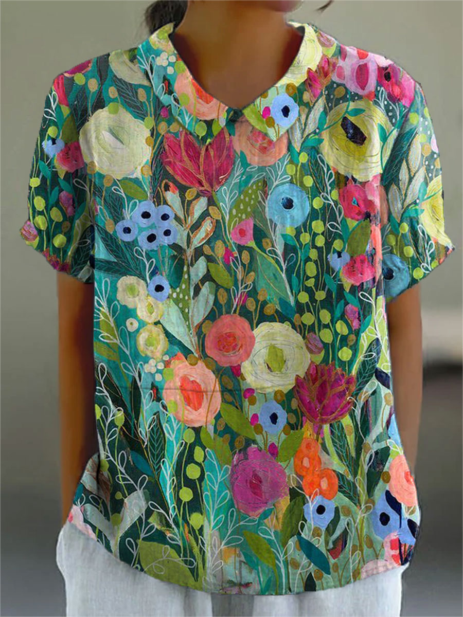 Yvonne | Garden Bloom Shirt