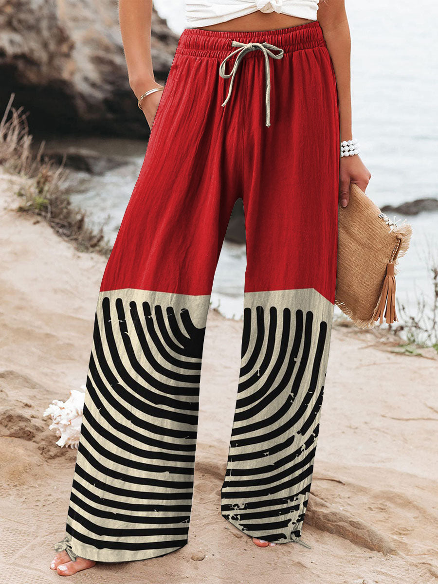 Louise | Geometric Lines Pants