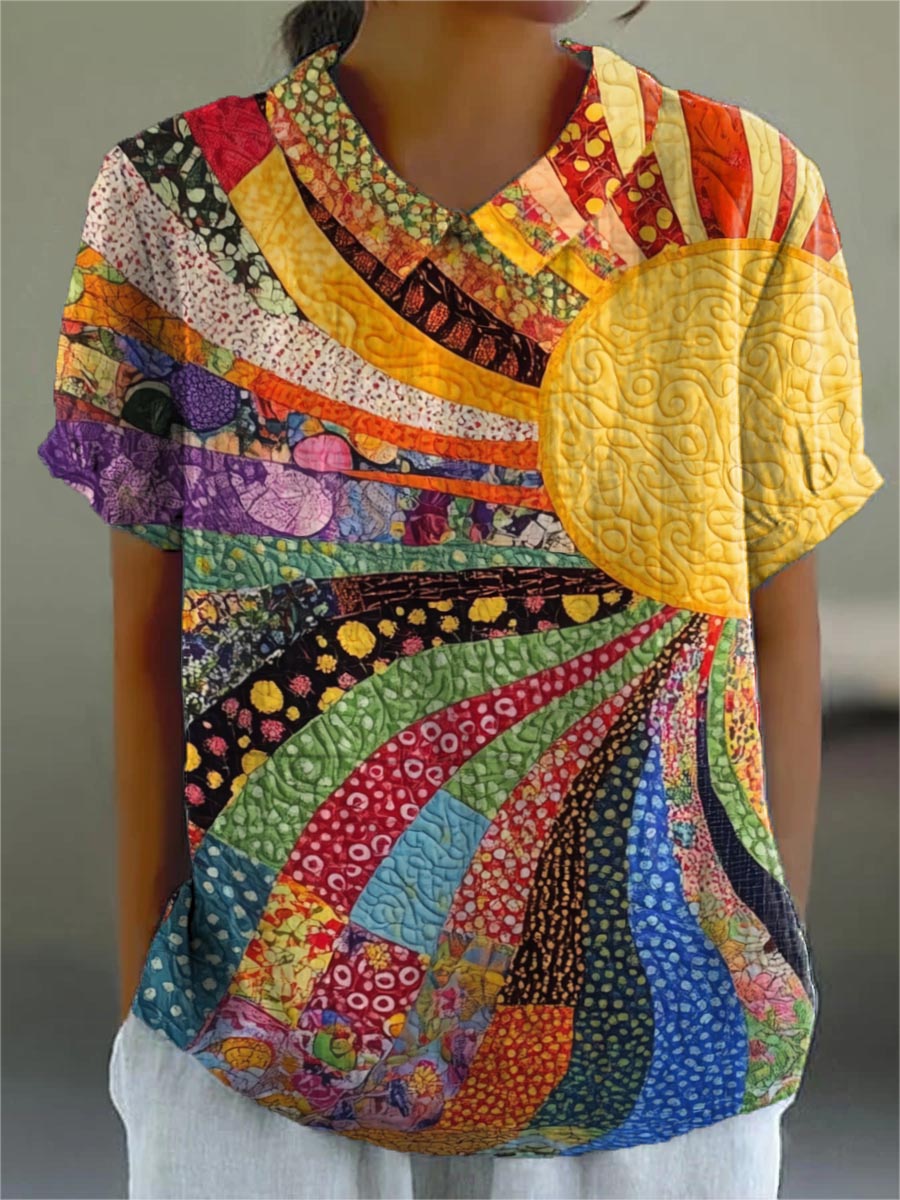 Juliette | Sunshine Patchwork Shirt
