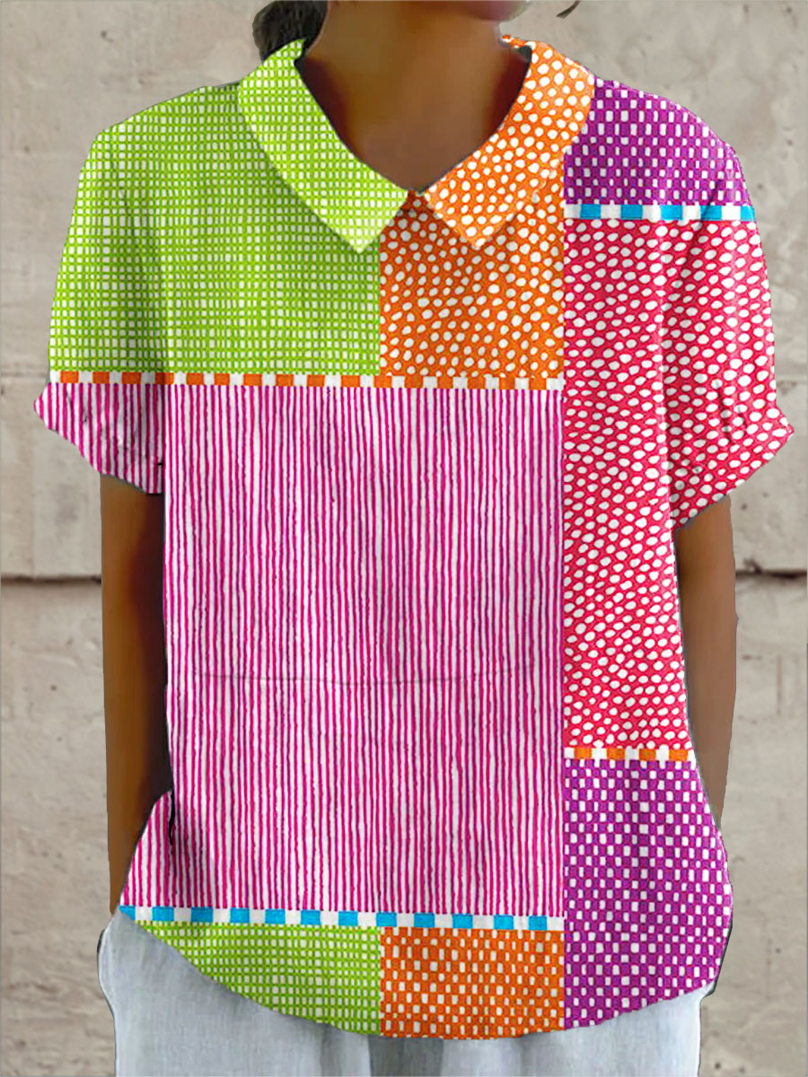 Missy | Color Patchwork Shirt