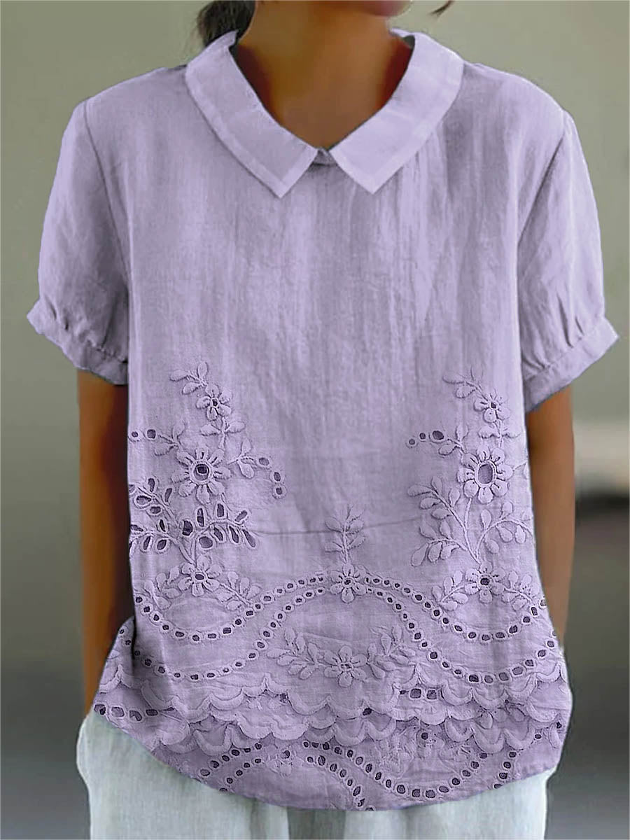 Isabella | Delicate Embroidered Shirt