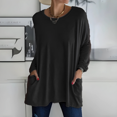 Sabrina | Relaxed Pocket Knit Sweater