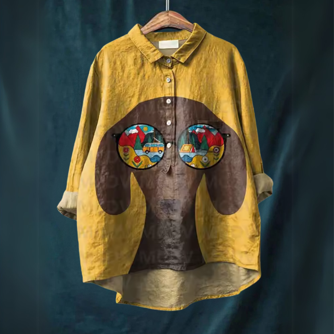 Vanessa | Retro Pup Shirt