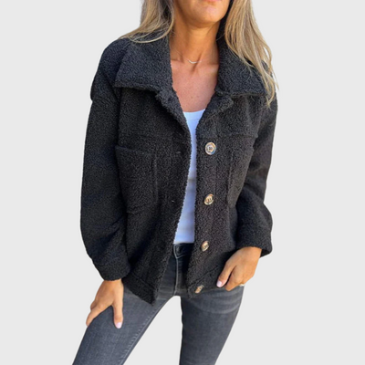 Veronica | Textured Button Jacket