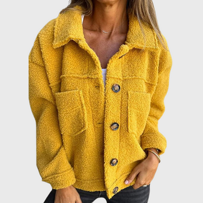 Veronica | Textured Button Jacket