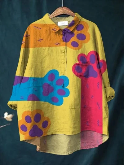 Lindsay | Playful Cat Shirt