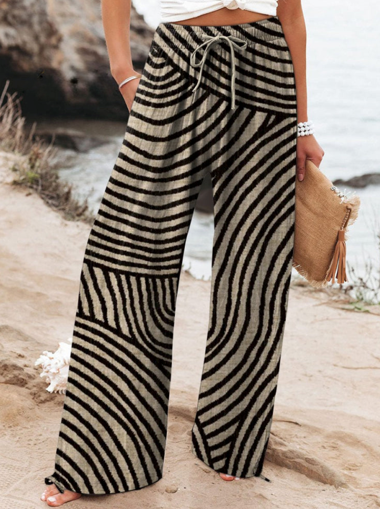 Nicolette | Desert Stripes Pants