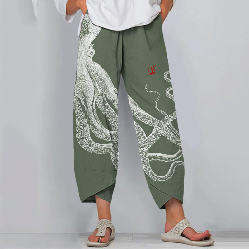Gracie | Ocean Octopus Pants