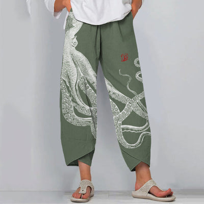 Gracie | Ocean Octopus Pants