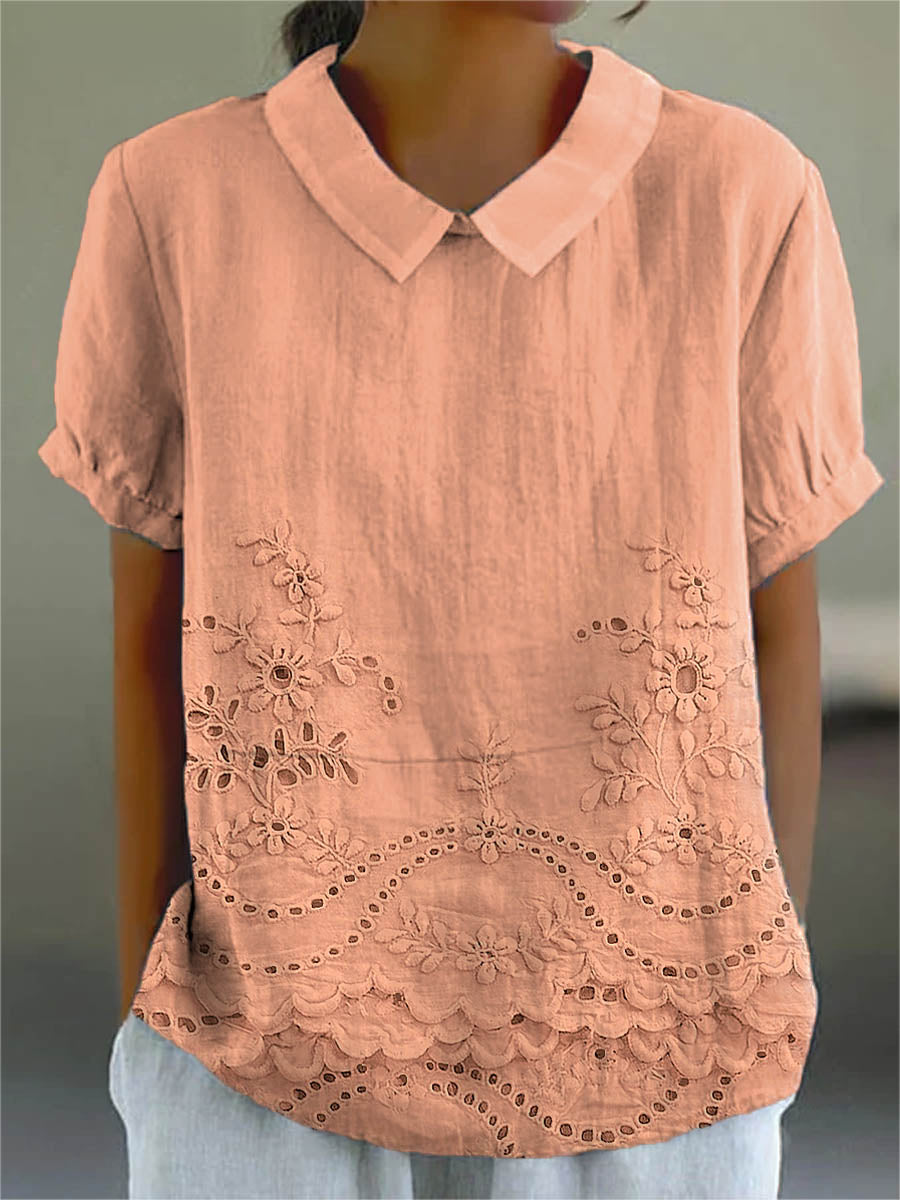Isabella | Delicate Embroidered Shirt