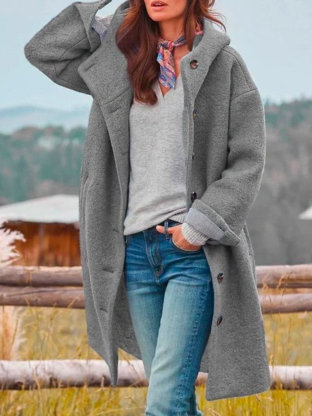 Shannon | Cozy Hooded Coat