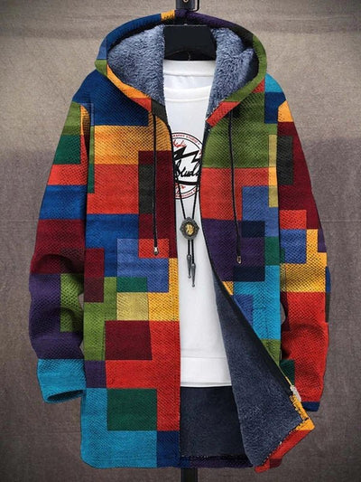 Victoria | Colourblock Knit Sweater Jacket