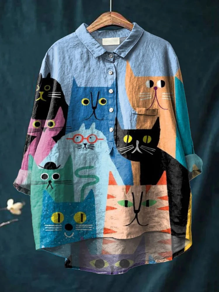 Denise | Colourful Dogs Shirt