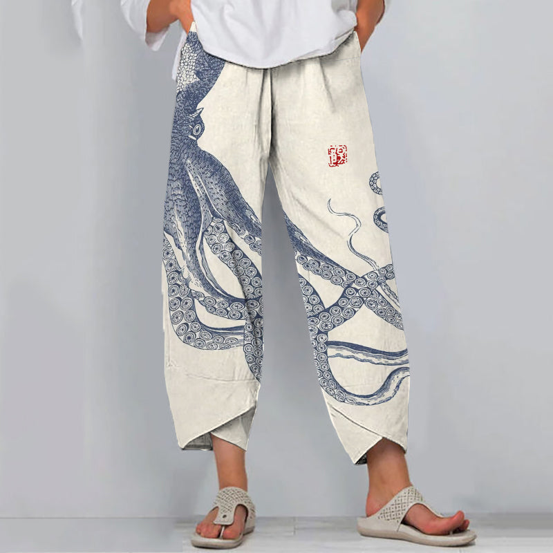 Gracie | Ocean Octopus Pants