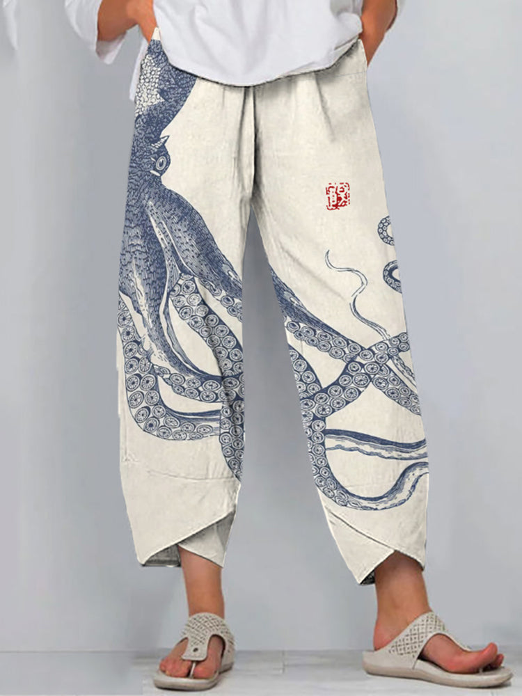 Gracie | Ocean Octopus Pants