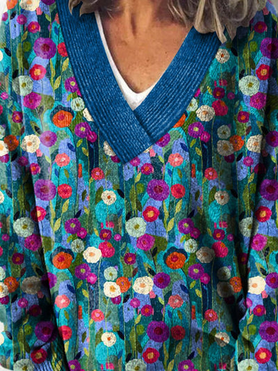 Gemma | Floral Meadow Sweater