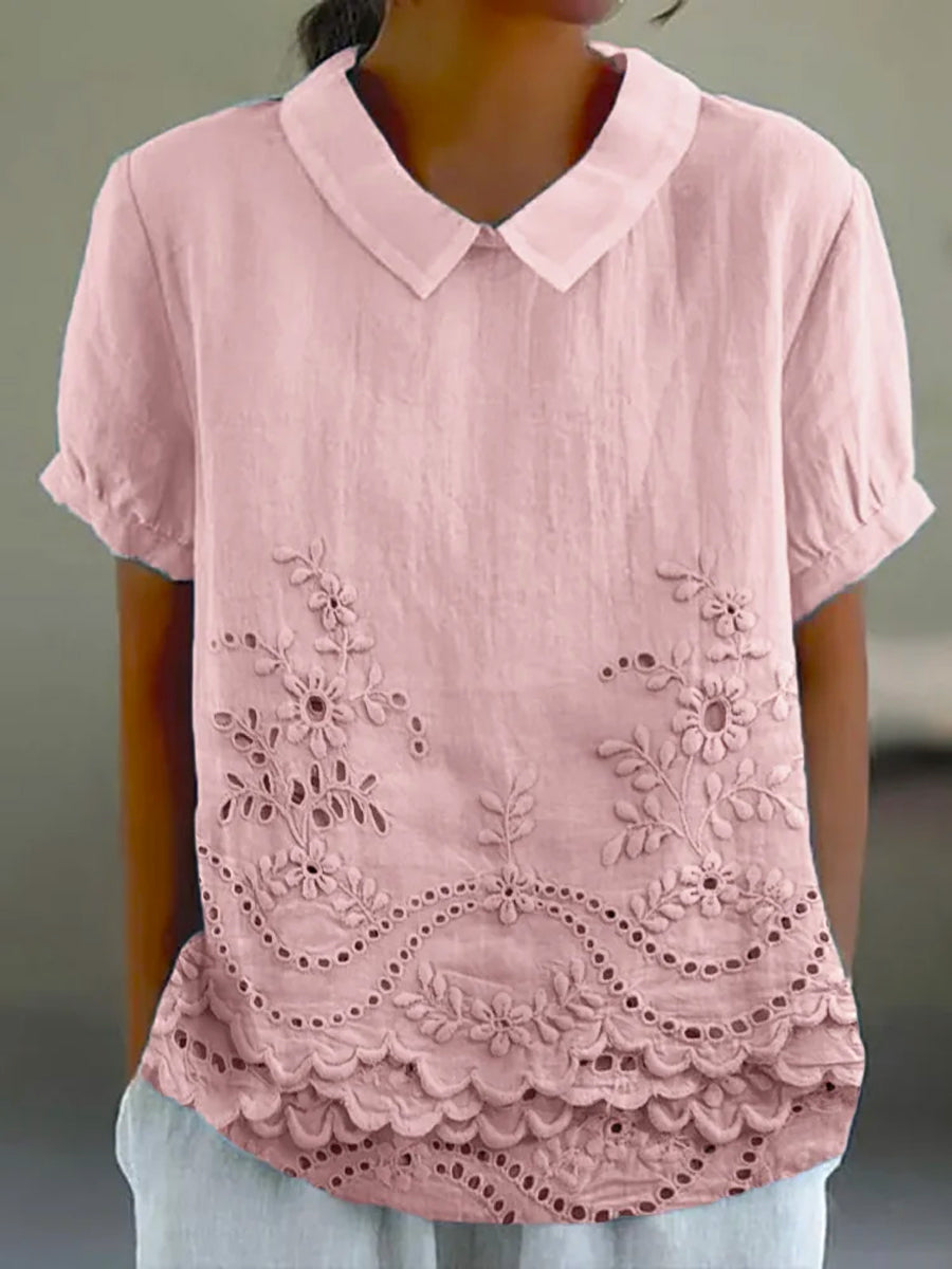 Isabella | Delicate Embroidered Shirt