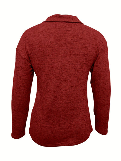 Lara | Zip Collar Knit Sweater